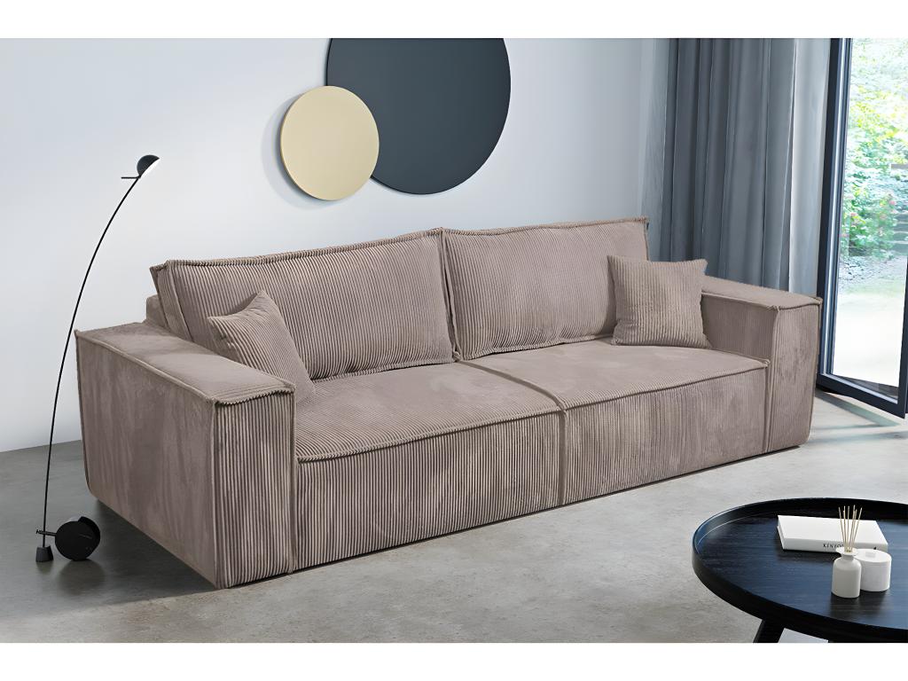 Canapé-lit en velours