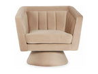 Fauteuil d'appoint en velours - dlz1766572456419