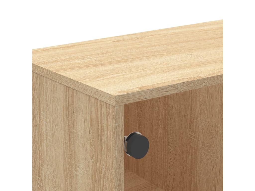 Meuble TV en chêne brun, 102 x 37 x 50 cm