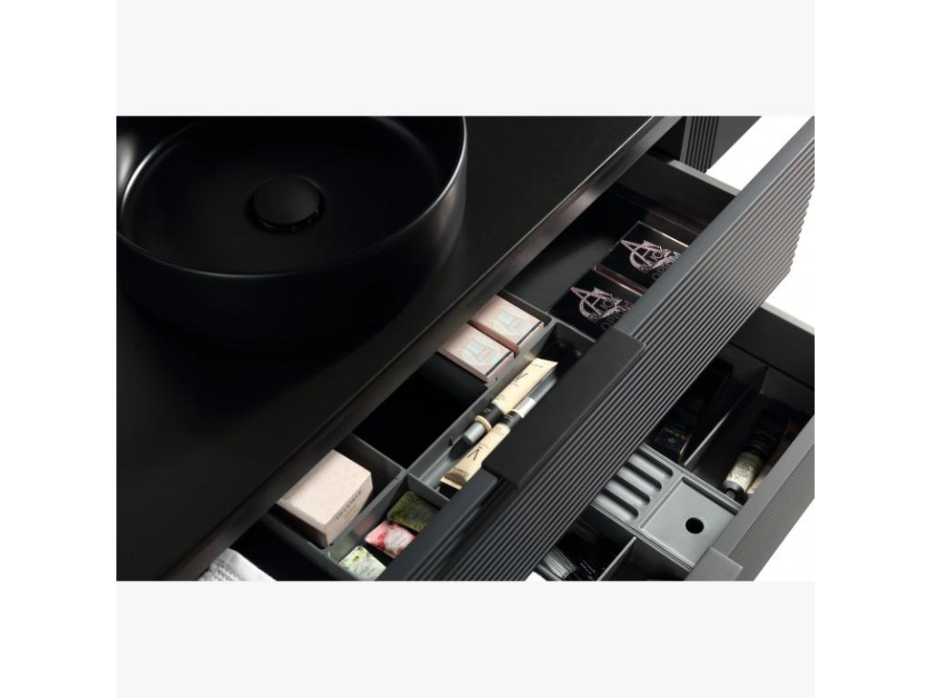 Meuble noir pour la maison, 120 cm