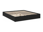 Matelas noir sans matelas, 200 x 200 cm - dlz1766572920140