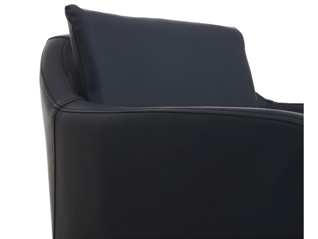 Meubles de maison en similicuir noir - dlz1766572976990