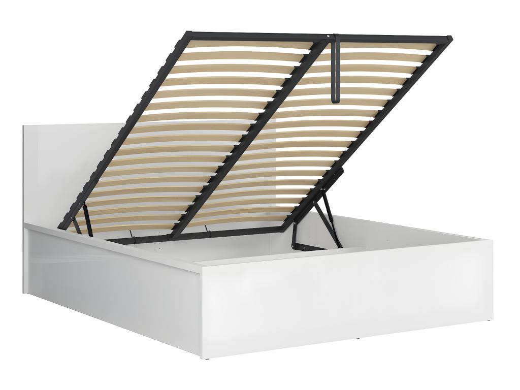 Sommier blanc, 160 x 200 cm