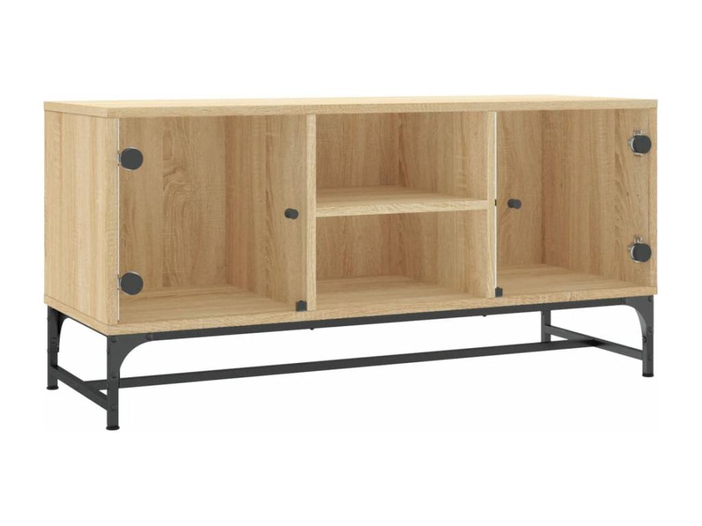 Meuble TV en chêne brun, 102 x 37 x 50 cm