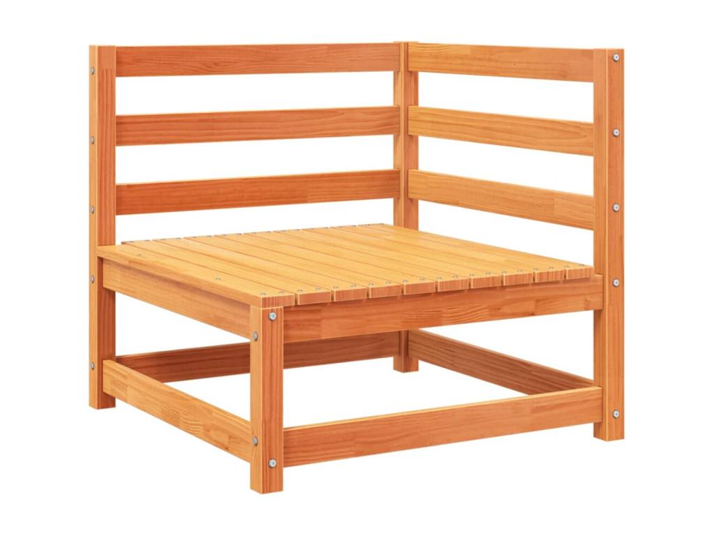 Ensemble de mobilier de jardin 6 pièces en pin brun - dlz1766572752147