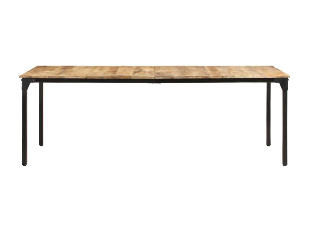 Table marron, 220 x 100 x 76 cm