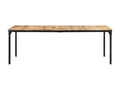 Table marron, 220 x 100 x 76 cm