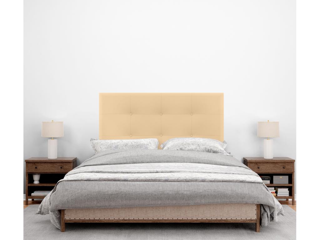 Lit en similicuir, 95 x 115 cm