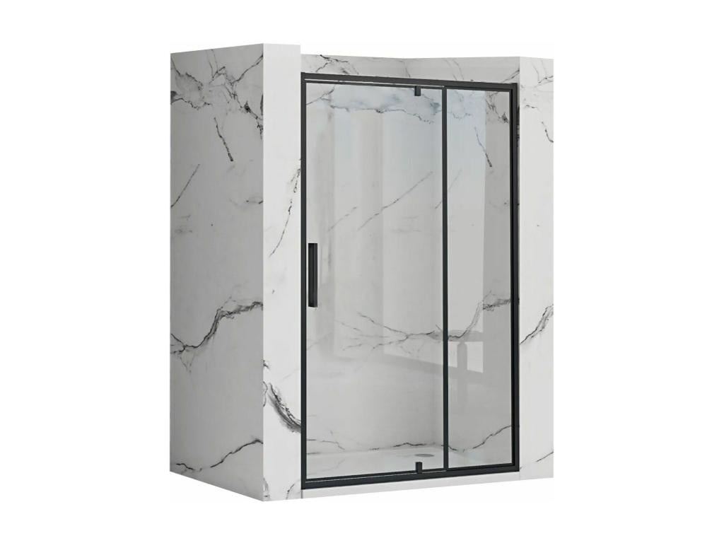 Porte de douche noire