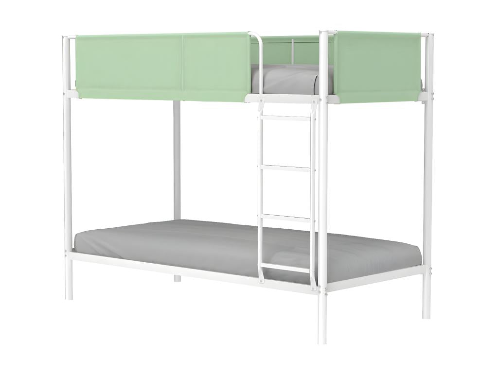 Sommier en tissu vert, 90 x 190 cm