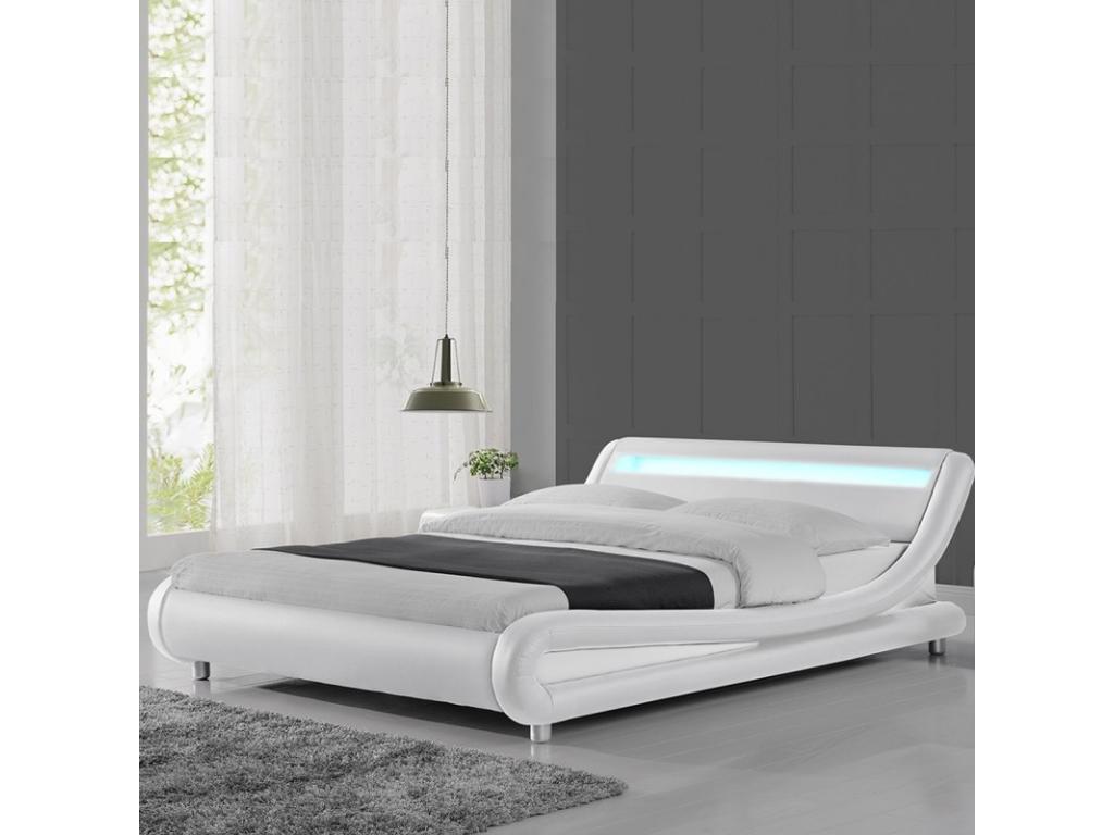 Lit blanc, 160 x 200 cm