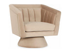 Fauteuil d'appoint en velours - dlz1766572456419