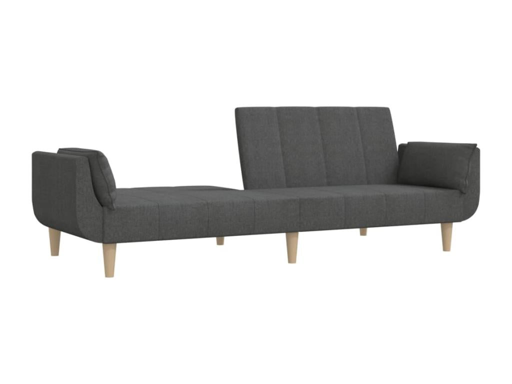 Lit en tissu gris - dlz1766572996530