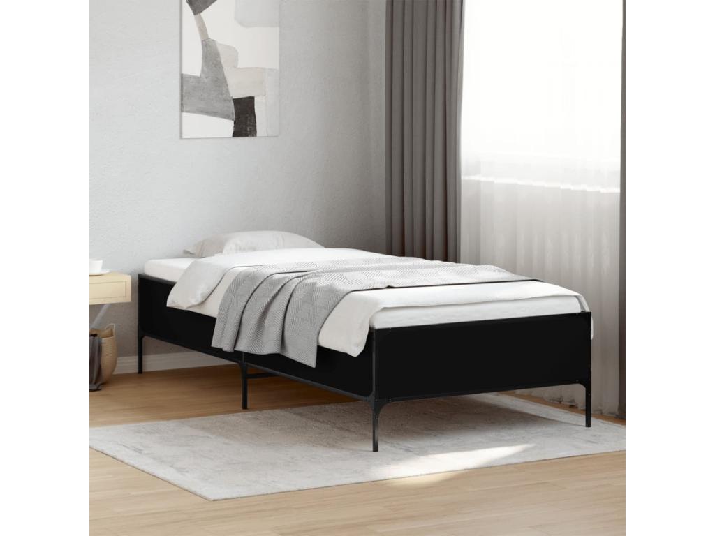 Matelas noir sans matelas, 100 x 200 cm