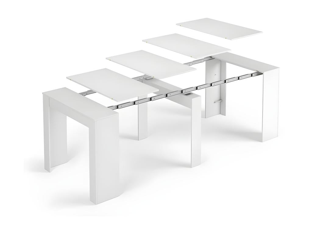 Table blanche, 237 cm