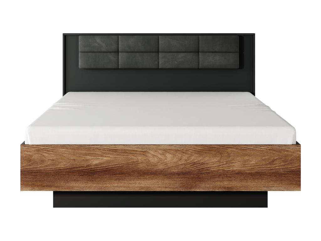 Cadre de lit marron, 167 x 210 x 102 cm