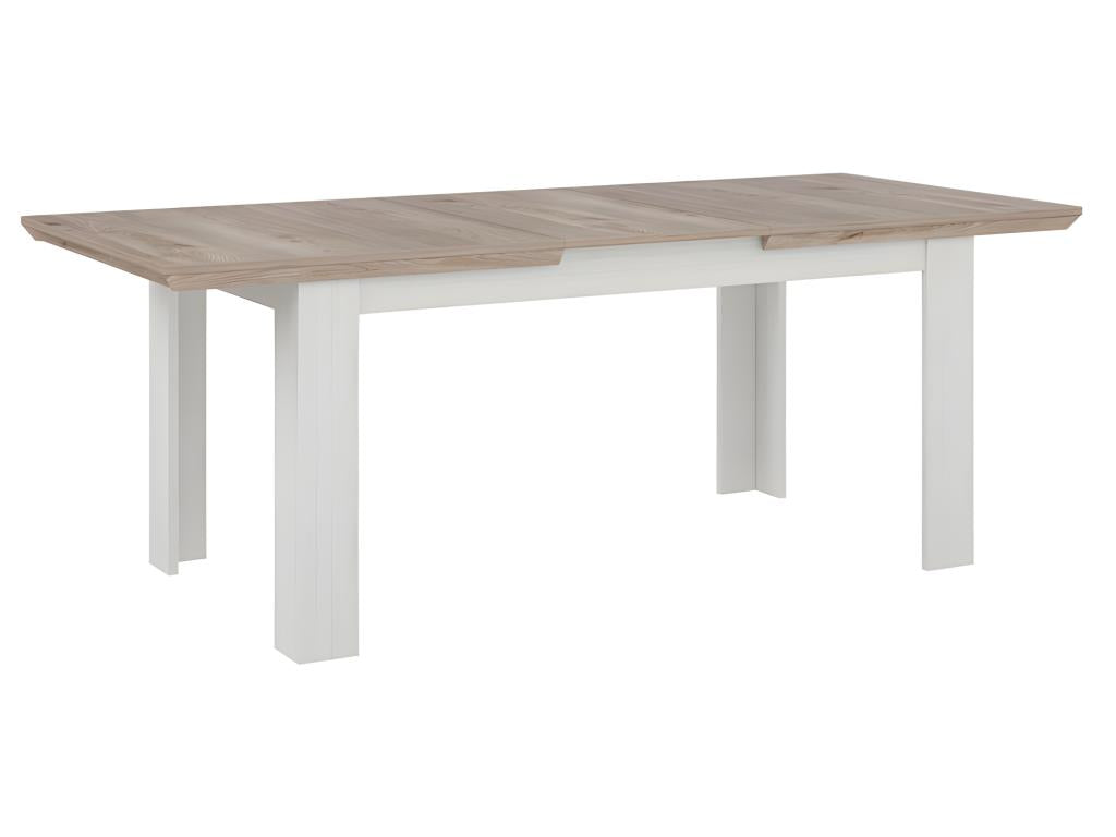 Table en chêne beige, 206 cm