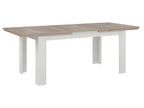 Table en chêne beige, 206 cm