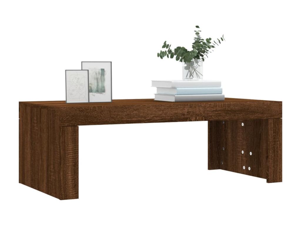 Table basse en chêne brun, 102 x 50 x 36 cm