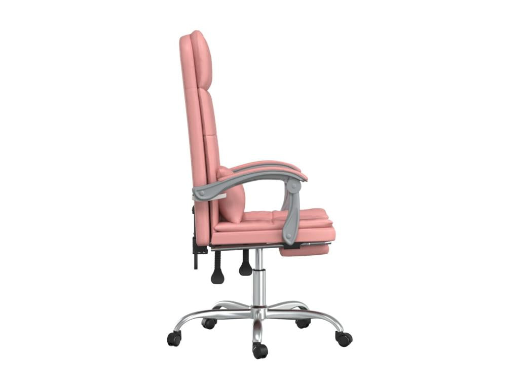 Fauteuil d'appoint en cuir jaune, 63 x 56 x 122 cm