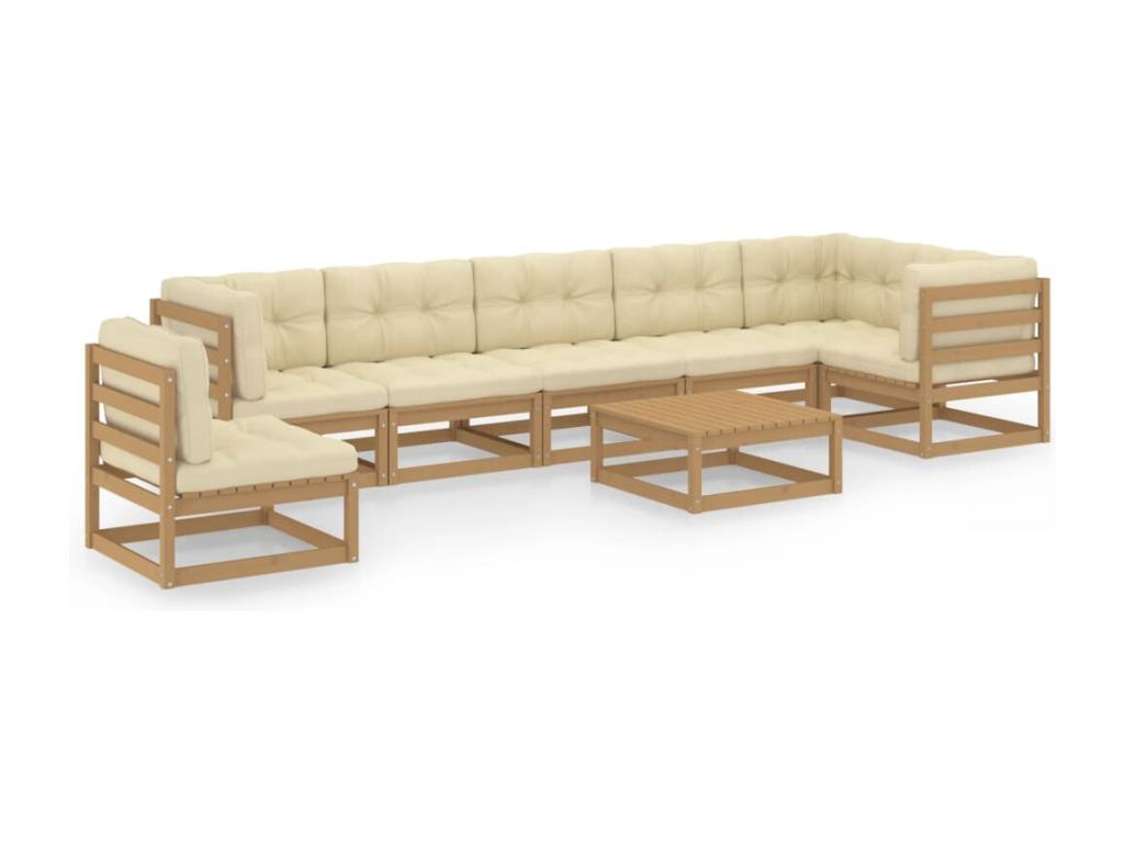 Ensemble de mobilier de jardin marron, 70 x 70 x 67 cm