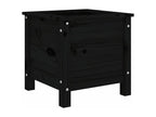 Meuble de maison en bois massif noir, 40 x 40 x 39 cm