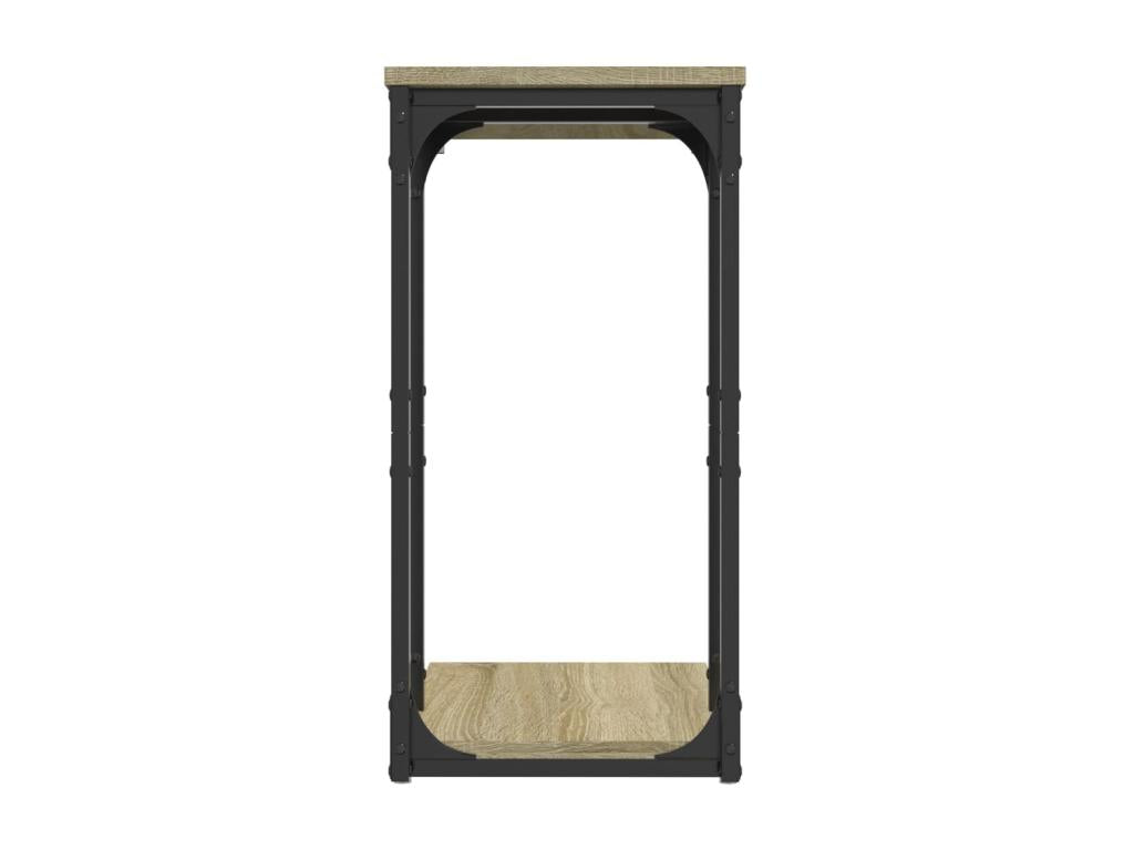 Table d'appoint en bois d'ingénierie naturel, 40 x 30 x 60 cm