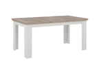 Table en chêne beige, 206 cm