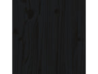Meuble de maison en bois massif noir, 40 x 40 x 39 cm