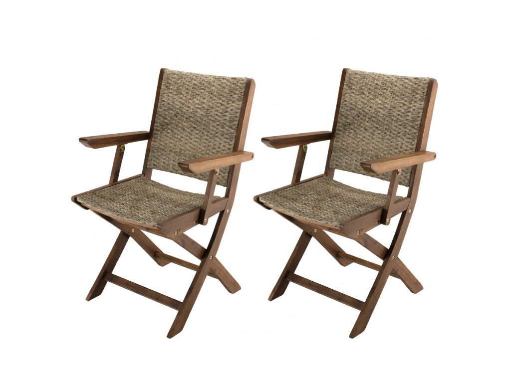 Fauteuil d'appoint marron