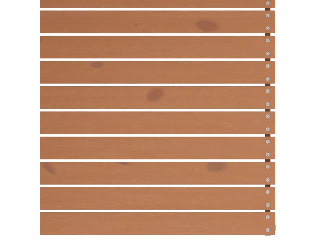 Ensemble de mobilier de jardin 6 pièces en pin brun - dlz1766572826232