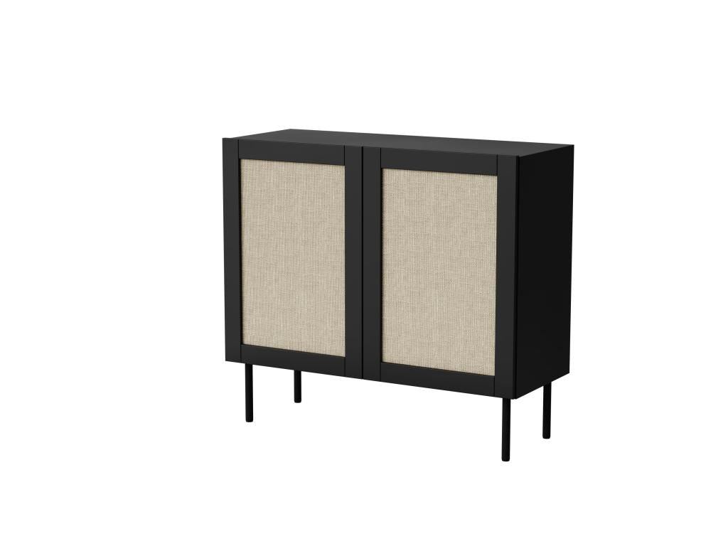 Commode noire, 100 cm