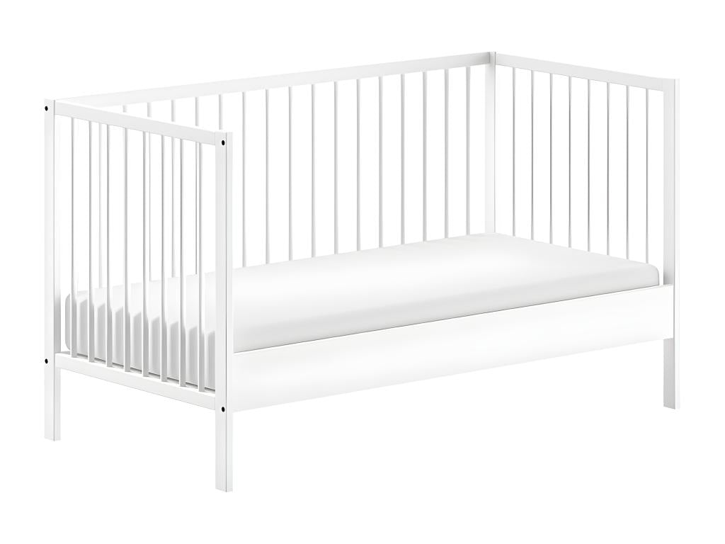 Sommier blanc, 70 x 140 cm