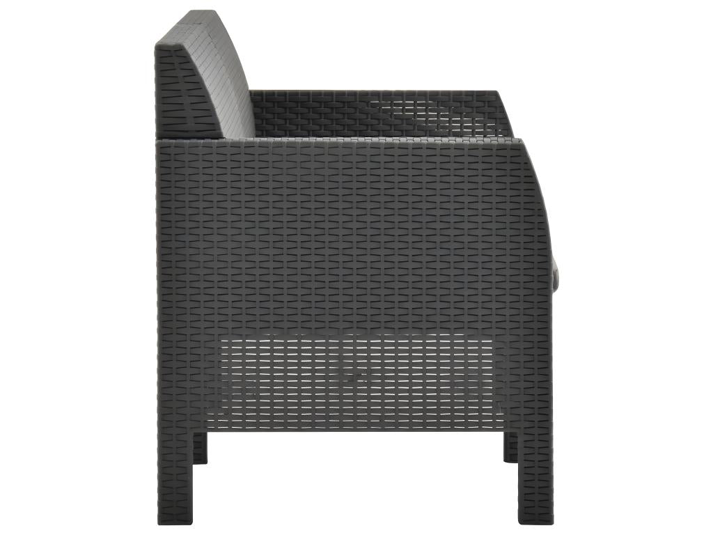 Canapé gris avec coussins