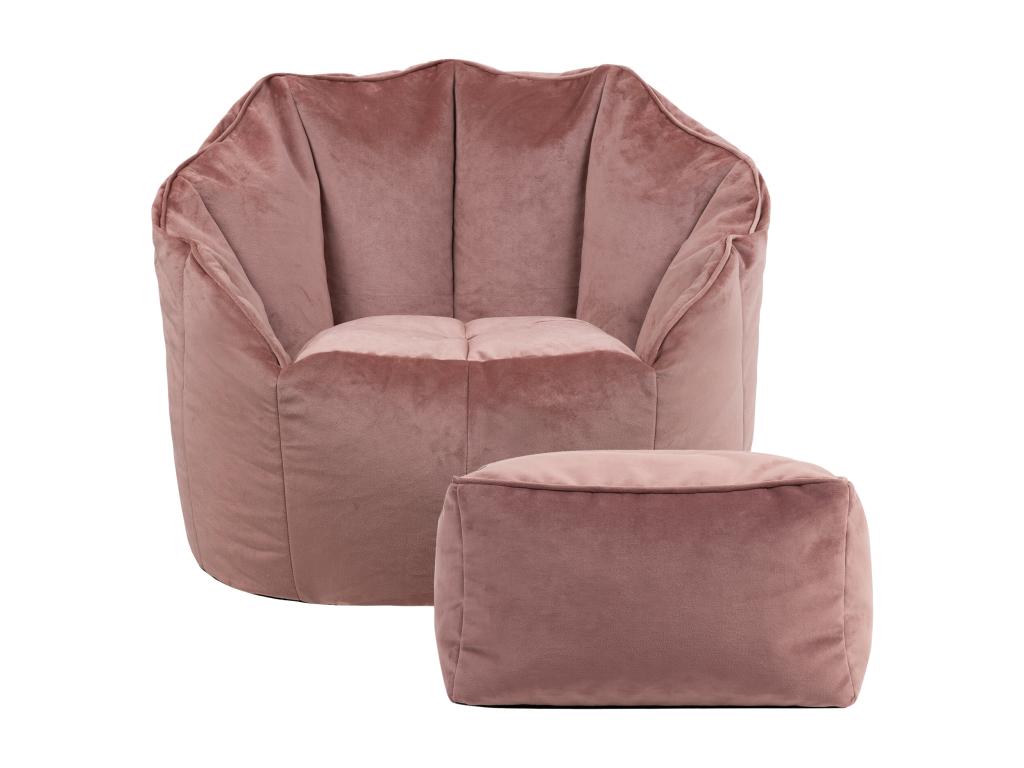 Fauteuil d'appoint en velours