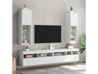Meuble TV blanc, 30,5 x 30 x 102 cm