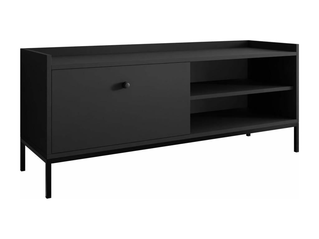 Meuble TV noir, 140 x 55 x 40 cm