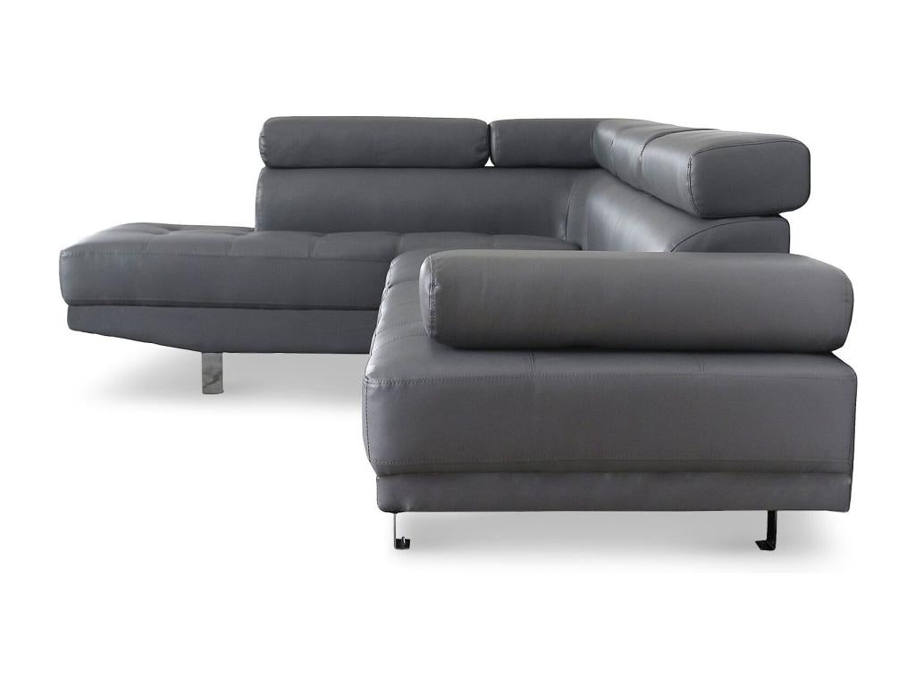 Canapé gris, 260 cm