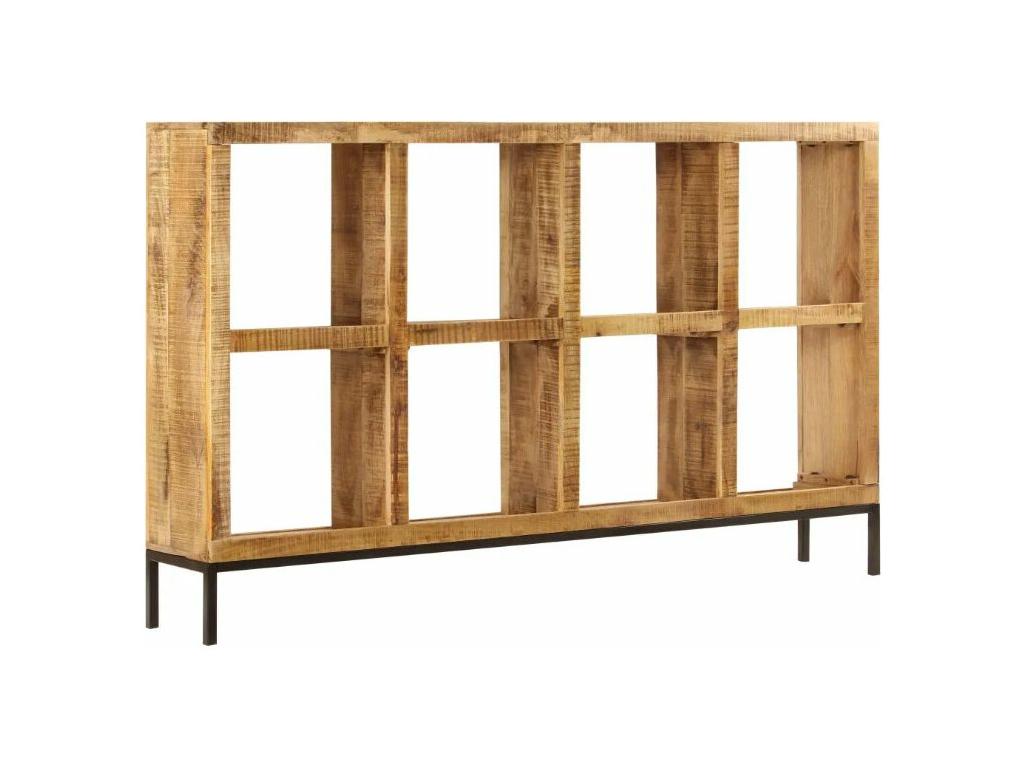 Bibliothèque en métal beige