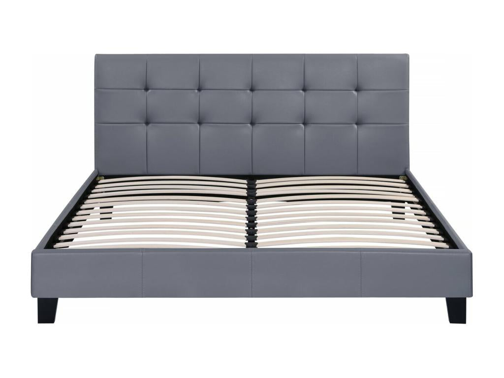 Lit gris, 160 x 200 cm