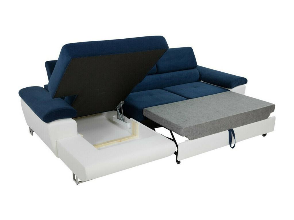 Canapé jaune, 275 x 170 x 71 cm