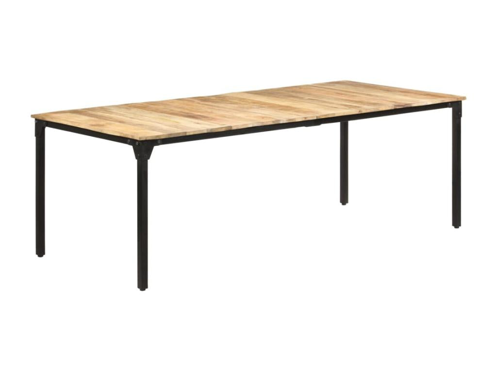 Table marron, 220 x 100 x 76 cm