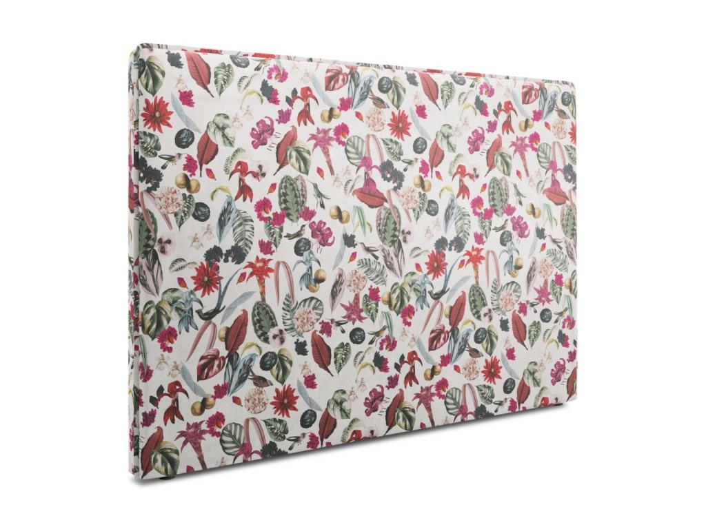 Lit en velours, 160 x 8 x 120 cm