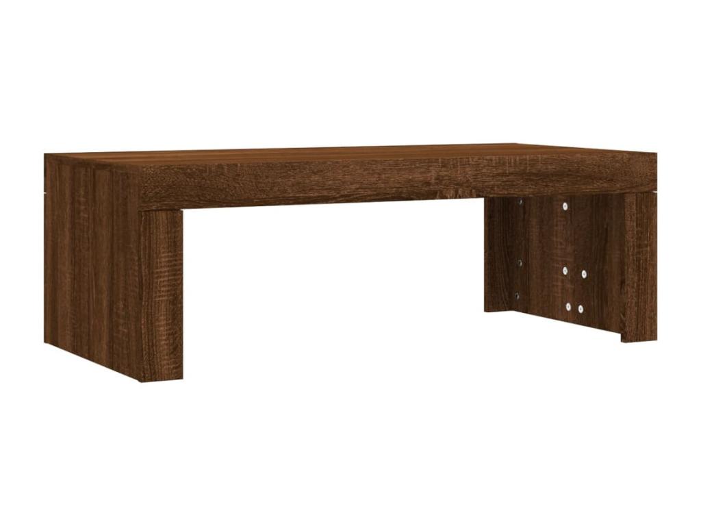 Table basse en chêne brun, 102 x 50 x 36 cm