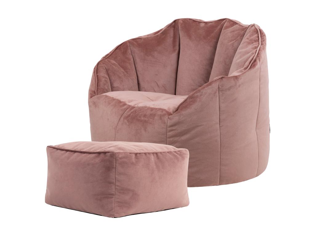 Fauteuil d'appoint en velours