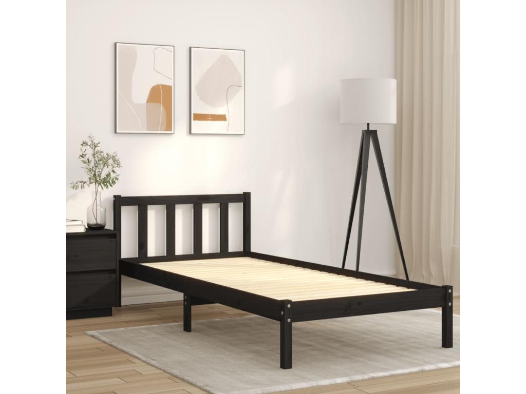 Lit en pin brun, 90 x 200 cm - dlz1766572696878