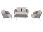 Ensemble de mobilier de jardin gris - dlz1766572977214