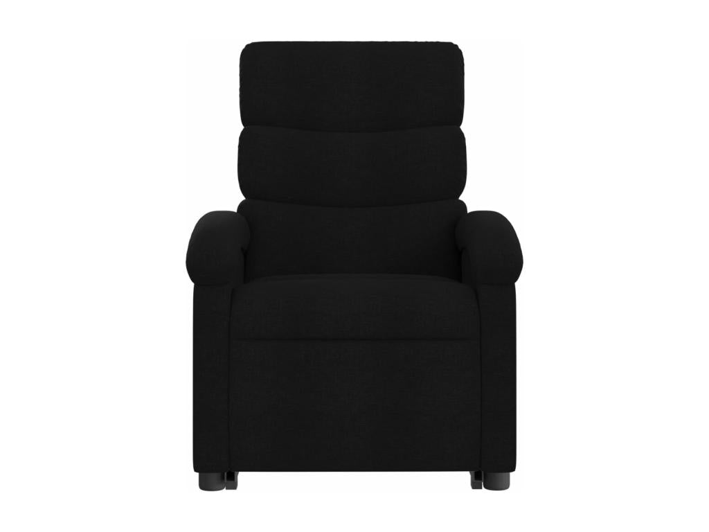 Fauteuil d'appoint en tissu noir