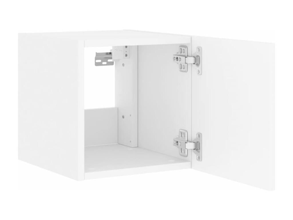 Meuble TV blanc, 30,5 x 35 x 30 cm