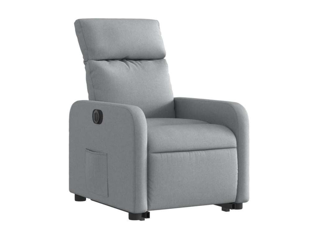 Fauteuil d'appoint en tissu gris